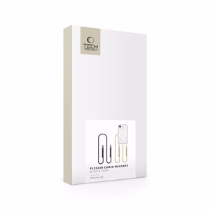 Tech-Protect FlexAir Chain MagSafe Suojakuori iPhone 16e / 17e:lle - Musta ja Beige