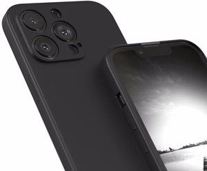 Liquid Silicone 1,5 mm -suojakuori Xiaomi Redmi A7 Pro 4G/5G -puhelimelle, musta