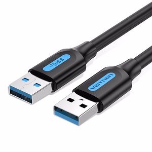 Vention USB 3.0 A Male–A Male -kaapeli 0.5M, musta, PVC