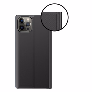 Sleep Case Kirjahylly Tyyppi Kotelo Smart ikkuna iPhone 13 Pro vaaleanpunainen vaaleanpunainen