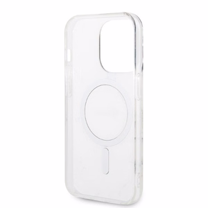 Set Guess GUBPP14LHMEACSK suojakuori + laturi iPhone 14 Pro 6.1 musta/musta kova suojakuori Marble MagSafe