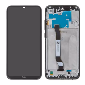 LCD-näyttö yhteensopiva Xiaomi Redmi Note 8 (Note 8 2021) kehyksellä / musta / HQ