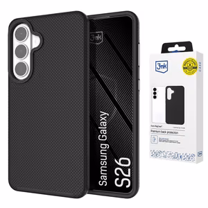3mk Fortis MagCase -suojakuori Samsung Galaxy S26:lle - musta