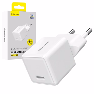 Blavec seinälaturi BC-10 – Type C – PD 25W 3A (TCBC10-CW253A), valkoinen