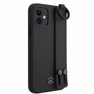 Mercedes Strap Line -kotelo iPhone 12 mini - musta
