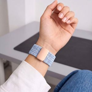 Tech-Protect NylonMag Hihna Apple Watch 4/5/6/7/8/9/SE (38/40/41 mm) vaaleansininen