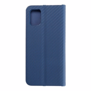 Flip case for Samsung A51 Luna Book Carbon blue