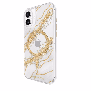 Case-Mate Karat MagSafe suojakuori iPhone 16 Plus -laitteelle, Granite -kuvioinen