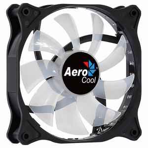 Aerocool COSMO12FRGB tietokoneen tuuletin 12 cm LED RGB Molex hiljainen musta