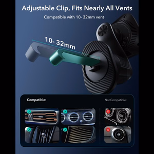 ESR OmniLock Qi2.2 Magnetic MagSafe Car Air Vent Mount - Black