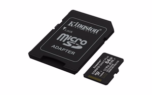 Kingston Technology Canvas Select Plus Gen3 64 GB MicroSDXC UHS-I luokka 10