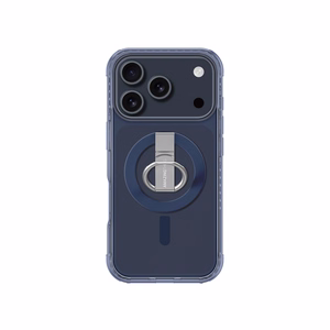 AmazingThing Titan Pro Grip Ring Set Suojakuori iPhone 17 Pro Max:lle MagSafe-yhteensopiva - sininen