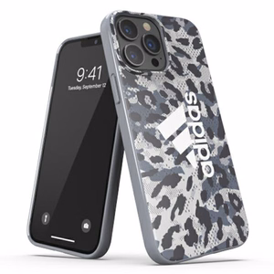 Adidas OR SnapCase Leopard kotelo iPhone 13 Pro Max - harmaa - harmaa