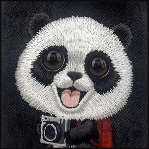 NIMMY Suojakuori BIG EYED PET 2.0 Panda iPhone 17:lle - musta
