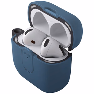 Uniq Clyde Lock Suojakuori AirPods 4:lle - sininen