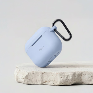 Etteri silikoninen suojakuori AirPods 4 vaaleansininen
