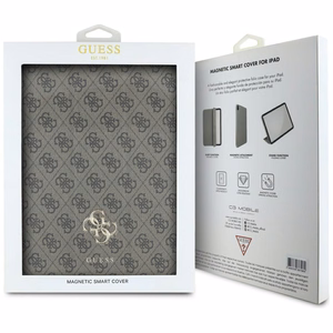Guess GUFC13PM24PS4SGW iPad Pro 13" 2024 Ruskea Magneettinen 4G Big Logo