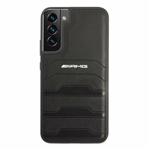 AMG Nahka kohokuvioitu linjat tapauksessa Samsung Galaxy S22+ - musta