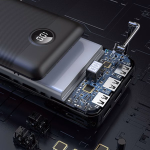 VEGER varavirtalähde 30000 mAh PD QC3.0 3A 20W L30 (W3008PD) musta