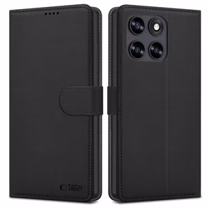 Tech-Protect Wallet Case for Motorola Moto G67/G77 Black