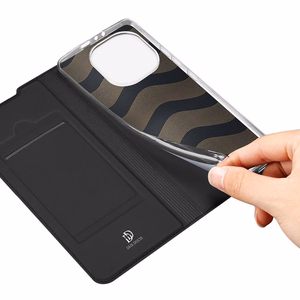 DUX DUCIS Skin Pro Kirjahylly tyyppi tapauksessa Xiaomi Mi 11 Pro musta