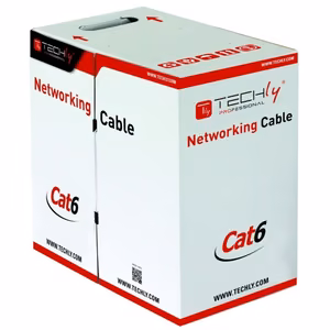 Techly ITP6-305-BL networking cable Blue 305 m Cat6 U/UTP (UTP)