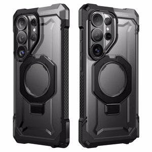 Supcase UB Grip Mag MagSafe Suojakuori Samsung Galaxy S26 Ultralle - Musta