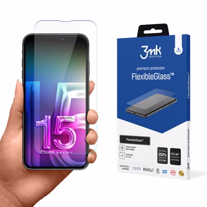 3mk FlexibleGlass - Hybridilasi iPhone 15:lle