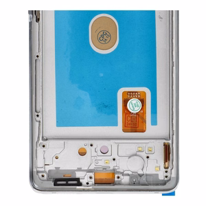 FixCell display LCD SAMSUNG S20 FE OLED with frame white