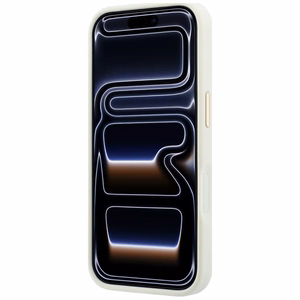Guess Peony 4G Small Logo MagSafe-suojakuori iPhone 17 Pro Max / 18 Pro Max -malleille, beige