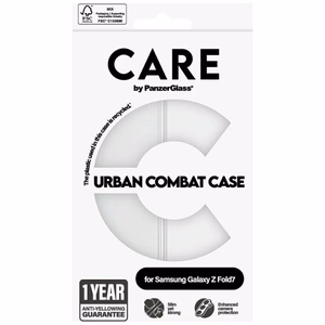CARE by PanzerGlass Flagship Urban Combat suojakuori Samsung Galaxy Z Fold 7 - läpinäkyvä