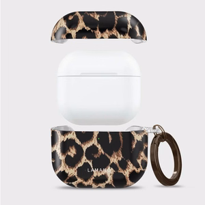 Tech-Protect Lamano case for AirPods 4 / 5 - black and brown