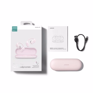 Joyroom Openfree JR-OE1 langattomat on-ear -kuulokkeet - vaaleanpunainen