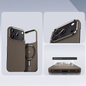 Benks Magneettinen Armor Tint Kevlar 1000D (0069) iPhone 17 Pro:lle kultainen