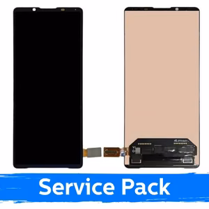 LCD Display Compatible With Sony Xperia 1 V / Black / (Service Pack)