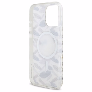 Hello Kitty IML Golden Leaves MagSafe Suojakuori iPhone 16 Pro Max:lle - valkoinen