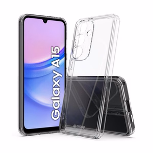 Crong Crystal Shield Cover suojakuori Samsung Galaxy A15 5G -laitteelle, läpinäkyvä