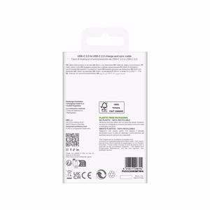 Puro TPE 25W USB-C - USB-C 3m kaapeli - Valkoinen
