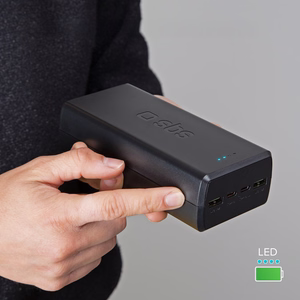 Powerbank SBS TTBB30000PD20K 30000 mAh 2 x USB-C 2 x USB-A - musta