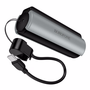 Borofone Power Bank 5000mAh BJ87 Star - Typ C - with flashlight black