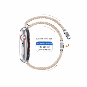 Tech-Protect NylonMag Hihna Apple Watch 4/5/6/7/8/9/SE/Ultra 1/2 (42/44/45/49 mm) Starlight