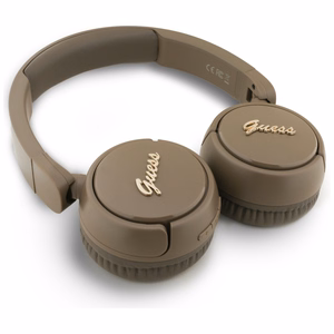 Guess Metal Logo Script kuulokkeet ruskeat