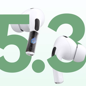 Dudao U19 in-ear TWS langattomat Bluetooth 5.3 kuulokkeet LED-näytöllä - valkoinen