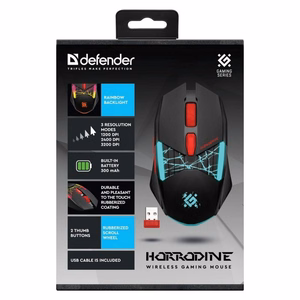 Hiiri Defender GM-126 Tisa RF+BT optinen 1600dpi 6P musta