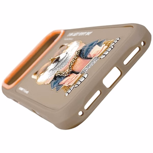 Nimmy Glasses Cool Nag Suojakuori iPhone 17 Pro:lle - Beige
