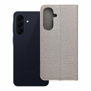 Luna Book Gold läppäsuojakuori Samsung A57 5G:lle - hopeinen