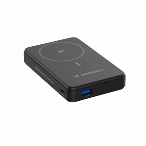 Powerbank Wozinsky WLWP-10KA0Y3S 22.5W PD Qi2 10000 mAh, with stand, 1x USB-A, 1x USB-C - black