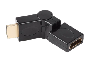 Kääntyvä HDMI-naaras–uros-adapteri