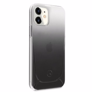Mercedes Transparent Line -kotelo iPhone 12 mini - musta
