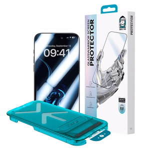 Benks Karkaistu lasi Glass Warrior Privacy iPhone 17/16 Pro:lle musta